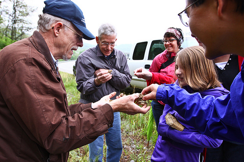 Last year, he introduced participants to geology during an Earth Day Field Trip to Cove Spring Park. 