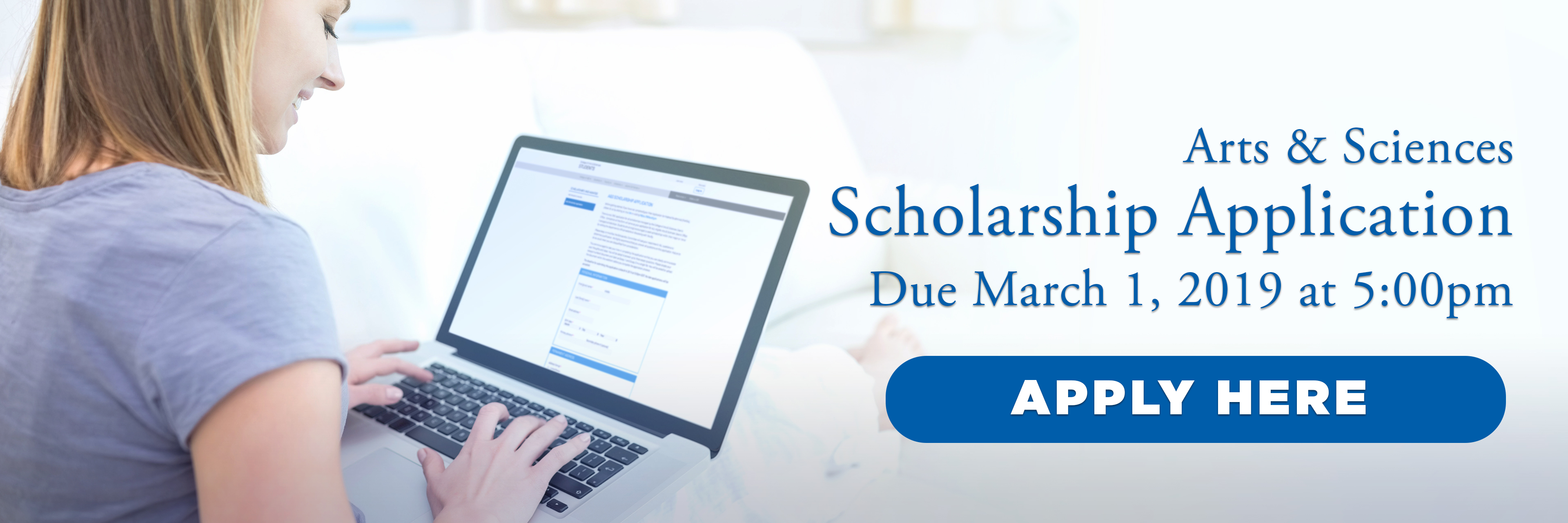 A S Scholarship Application College Of Arts Sciences
