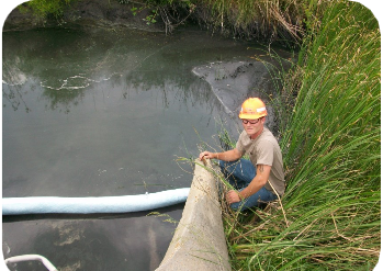 Chris Goddard at work
