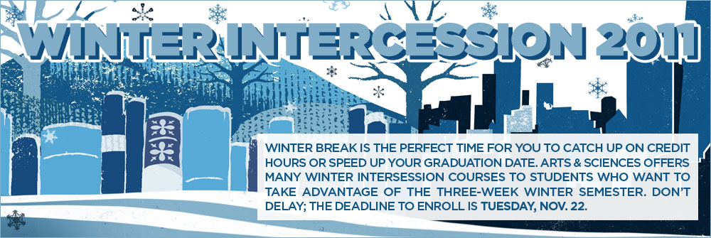 winter intercession poster