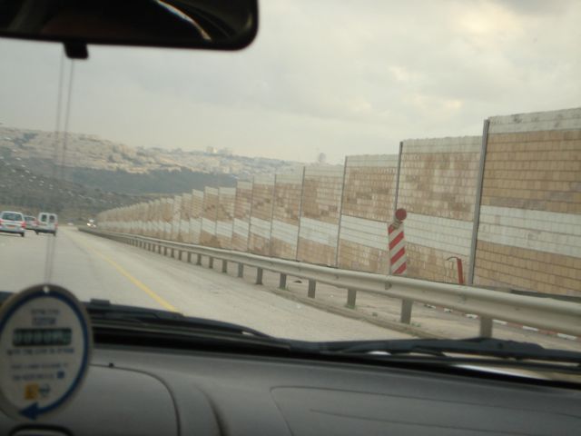 443 Separation barrier on the right.