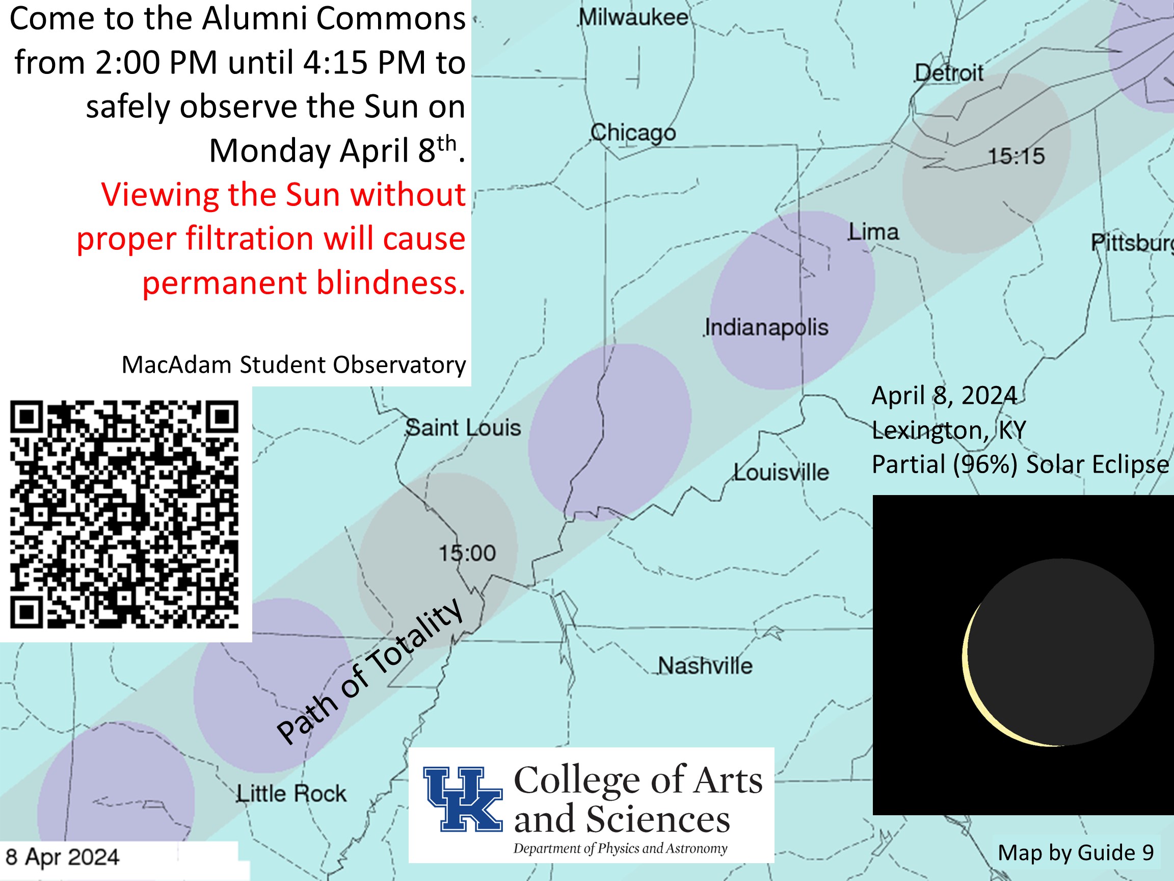 image of solar eclipse viewing locations