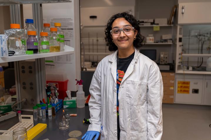 Photo of a student