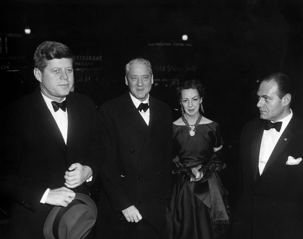 President Kennedy with Sherman and Lorraine Cooper of Kentucky