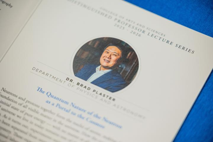2026 Distinguished Professor Lecture - Brad Plaster