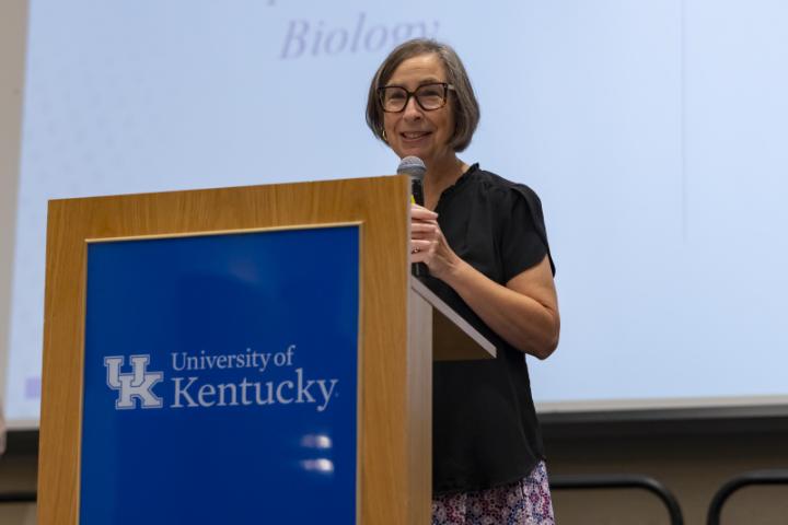 College of Arts and Sciences faculty gather to be honored and awarded. 