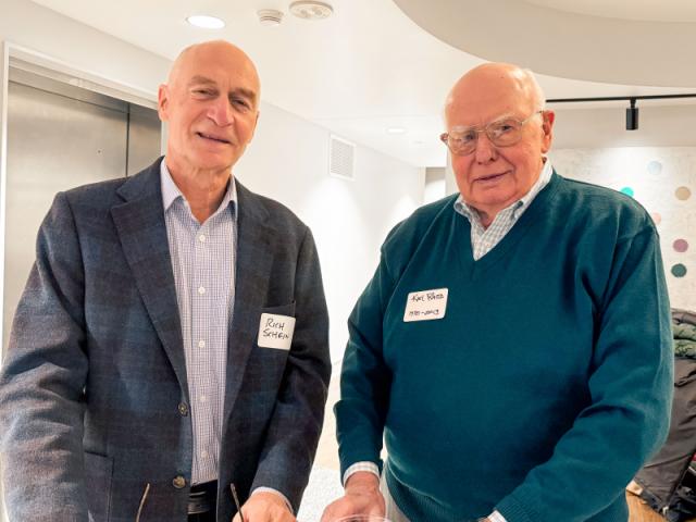 Alumni from Geography gathered for the their 80th Anniversary.