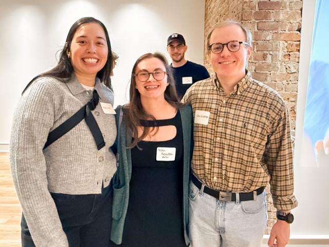 Alumni from Geography gathered for the their 80th Anniversary.