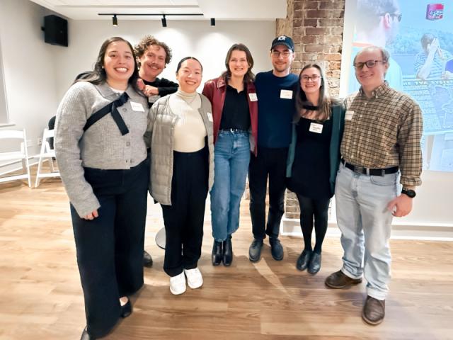 Alumni from Geography gathered for the their 80th Anniversary.