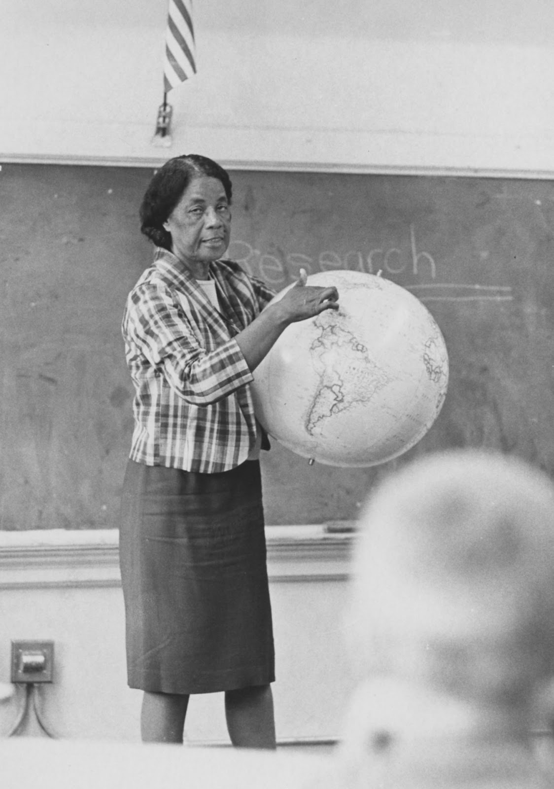 Since the 1860s summer courses have been available at the institution that would become UK. By the 1900s classes expanded to target special fields including courses for the state's educators. Here we see Paducah teacher Claudia Milburn, taking classes in special education from the College of Ed use Fayette Co Douglas School as lab in Special Education in 1969. Photo courtesy of UK Special Collections. 