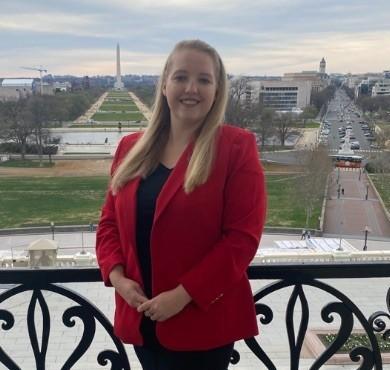 In the spring of 2020, Kelsey interned for the Office of U.S. Representative Susie Lee in Washington, D.C. She is now a committee assistant for the Legislative Research Commission.